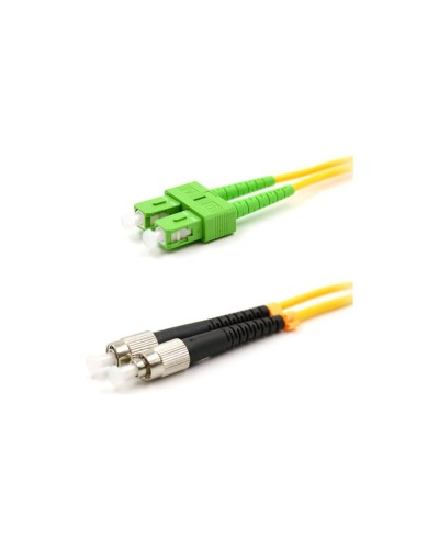 Патч-корд оптический переходной (SM), 9/125 (OS2), SC/APC-FC/UPC, (Duplex), PVC, 5м REXANT 50-2857-1 в Балашихе Патч-корды оптические Pintop.ru