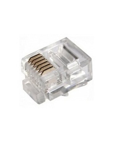 Джек телефонный 6P6C (100шт/уп) REXANT 05-1013 в Балашихе Коннекторы Pintop.ru
