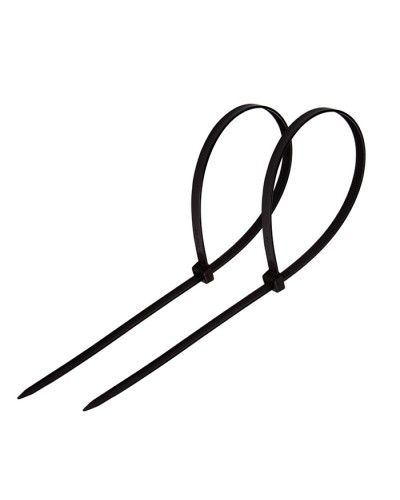 Хомут-стяжка нейлоновый 4х250 мм чёрный (100шт/уп) REXANT 07-0251 в Балашихе Стяжки-хомуты Pintop.ru