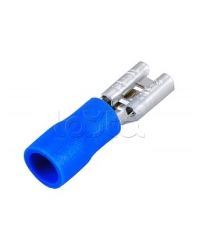 Клемма плоская изолированная 1.5-2.5 мм² (КПИ гнездо - 5.6мм) (100шт/уп) REXANT 08-0432 в Балашихе Клеммные колодки Pintop.ru