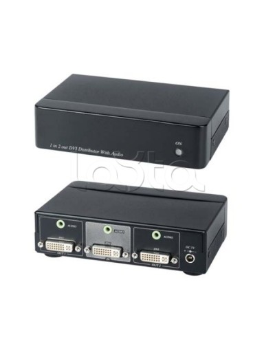 Усилитель-разветвитель DVI и аудио сигнала SC&T DD02A в Балашихе Видеоусилители, Модуляторы, Делители Pintop.ru