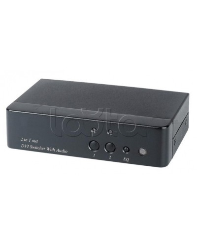 Коммутатор DVI и аудио сигналов SC&T DS02A в Балашихе Видеоусилители, Модуляторы, Делители Pintop.ru