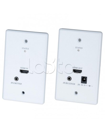 Комплект передачи HDMI с обратным ИК-повторителем SC&T HW01 в Балашихе Видеоусилители, Модуляторы, Делители Pintop.ru