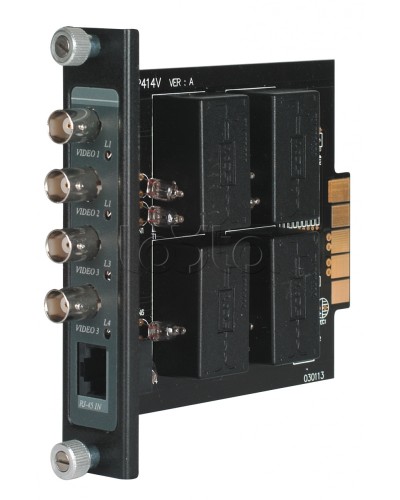 Приемник пассивный 4-х видеосигналов по витой паре, до 600 м SC&T TRP414VH в Балашихе Видеоусилители, Модуляторы, Делители Pintop.ru