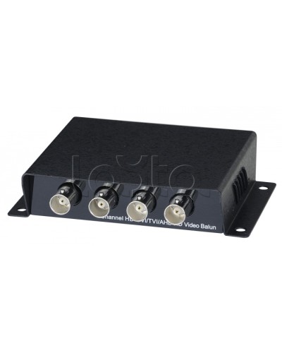 Приемопередатчик пассивный 4-канальный, HDCVI/TVI/AHD, по витой паре SC&T TTP414HD в Балашихе Видеоусилители, Модуляторы, Делители Pintop.ru