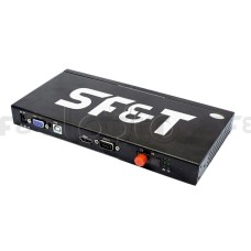 Передатчик DVI + Audio + USB + RS232 по оптоволокну SF&T SFD14A1S5T