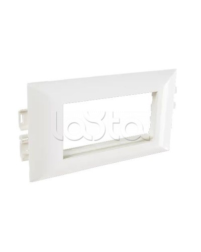 Суппорт с рамкой на 2 поста (45х45) в профиль для кабельных каналов 100х50, 105х50 SPL 100008S в Балашихе Аксессуары для кабель-канала Pintop.ru