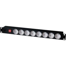 Блок розеток 19" TLK (TLK-RS08M1N-BK)
