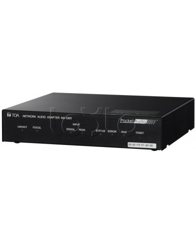 Шлюз передачи аудио, управляющих сигналов через сеть TOA NX-100S W в Балашихе Системы оповещения и трансляции TOA Pintop.ru