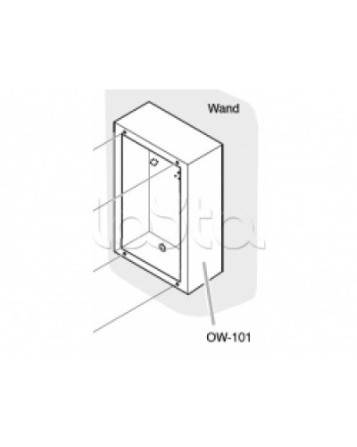 Коробка накладная TOA OW-101 в Балашихе Аксессуары для СОУЭ Pintop.ru