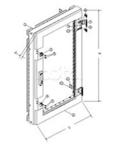 Дверь передняя плексигласовая TOA PGD-22 в Балашихе Системы оповещения и трансляции TOA Pintop.ru