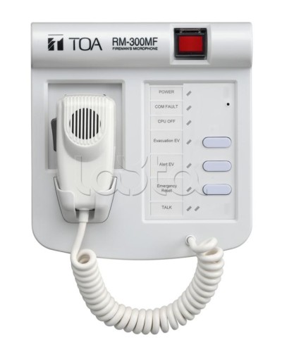 Панель микрофонная пожарная для серии VM-3000 в Балашихе Системы оповещения и трансляции TOA Pintop.ru