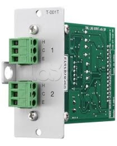 Модуль выходной 2-mic/line с DSP-процессором TOA T-001T в Балашихе Системы оповещения и трансляции TOA Pintop.ru