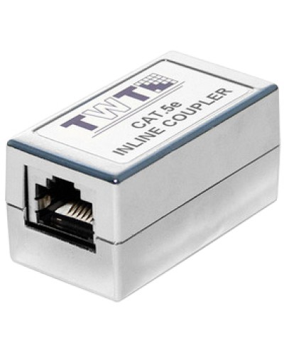 Соединитель 2-х портов RJ-45, экранированный, категории 5е TWT TWT-CP45STP5E в Балашихе Проходные адаптеры Pintop.ru