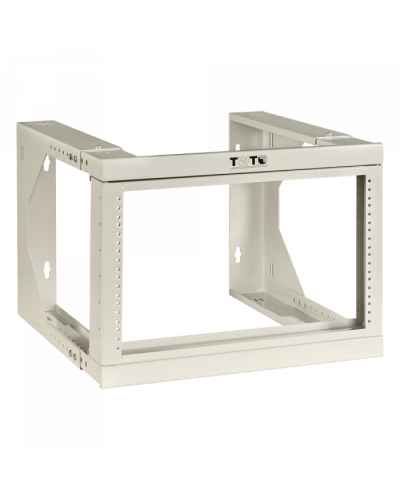 Рама настенная 19, с регулируемой глубиной 461-664 мм, 9U, серая TWT (TWT-FRWAJ-9U-GY) в Балашихе Аксессуары для стоек и шкафов Pintop.ru