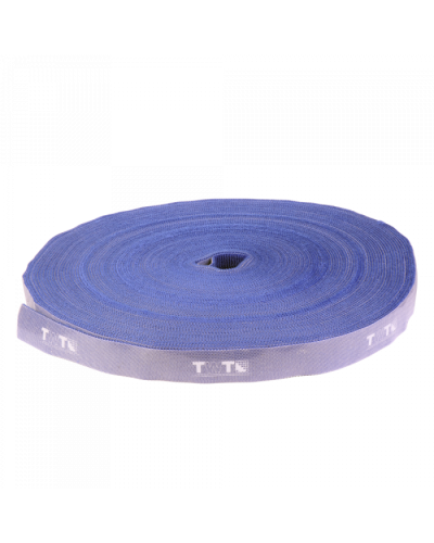 Хомут-липучка шириной 20 мм, 30 м, синий TWT (TWT-VCM30M-BL) в Балашихе Стяжки-хомуты Pintop.ru