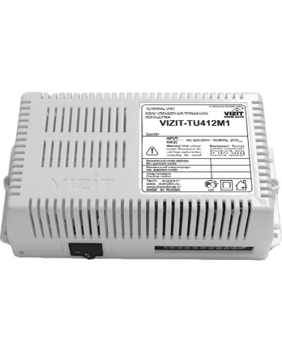 Блок управления терминала консьержа Vizit-TU412M1 в Балашихе Блоки управления многоабонентные Pintop.ru