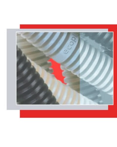 Труба гофр. ПВХ 16 мм (100 м) Экопласт (10016) в Балашихе Труба гофрированная Pintop.ru