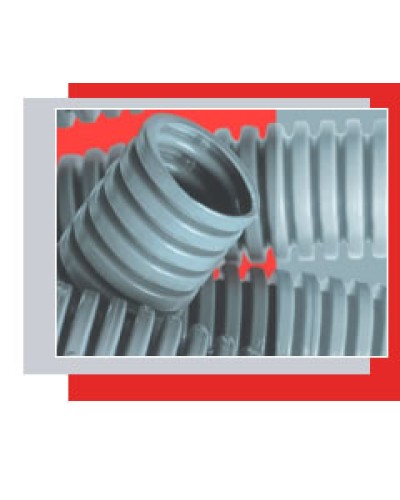 Труба гофрированная ПВХ тяжелая, с зондом диам. 50 мм (15м) Экопласт 11150 в Балашихе Труба гофрированная Pintop.ru