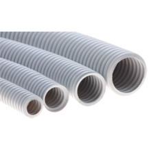 Труба HFFR гофрир. легкая, с зондом,без галогена,ПЛЛ 25ммЭкопласт 20125HFR-W