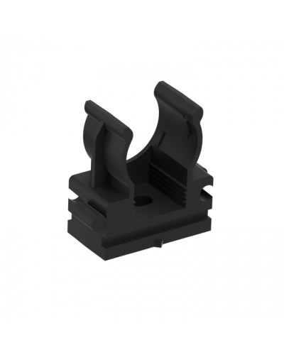 CFQ16 Держатель (клипса) для труб, для монтажного пистолета D16мм, цвет чёрный (10шт) Экопласт (41516-10BL) в Балашихе Держатели, клипсы, скобы Pintop.ru