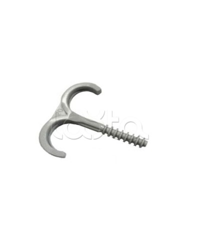 Держатель (клипса) F типа двойнаядля труб D16-20 мм Экопласт 41826 в Балашихе Держатели, клипсы, скобы Pintop.ru