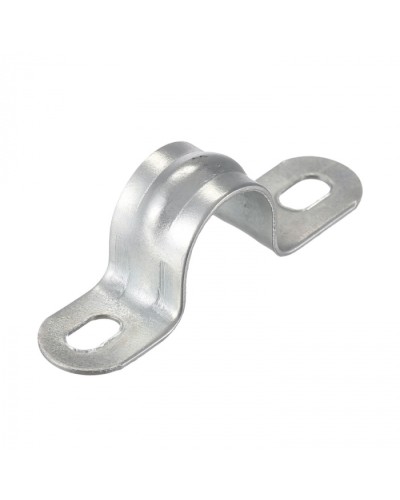 Скоба оцинк. с двумя отверстиями, для трубы D14мм(5шт) Экопласт (43614-5) - Скоба оцинкованная с двумя отверстиями, для трубы D14мм(5шт) Экопласт в Балашихе Держатели, клипсы, скобы Pintop.ru
