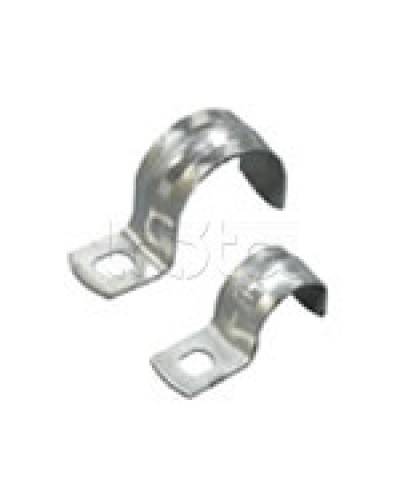 Скоба оцинкованная с одним отверстием для трубы D60-63 мм, м.о. 8,5-6,0мм (1уп=50шт) Экопласт (43760P) в Балашихе Держатели, клипсы, скобы Pintop.ru