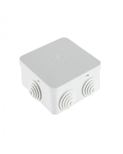 Коробка распределительная о/п, для монтажного пистолета 85х85х50, без галогена, 6 вых, IP44 (44066HF) в Балашихе Распределительные коробки Pintop.ru