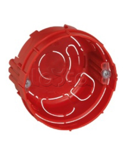 Коробка установочная D65x40мм со стык. ушками межцентр. 71мм, IP20, красный Экопласт 44660-1 в Балашихе Распределительные коробки Pintop.ru