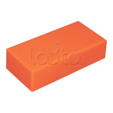 Коробка огн. с глад. стенками,без галогена, IP41, 8P, (1,5-2,5мм2) (оранж) ОКЛ Экопласт (46013HF)