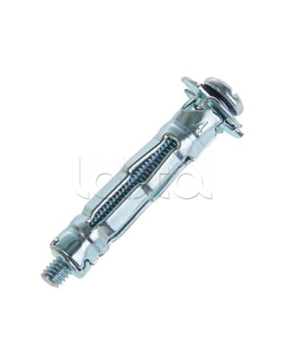 Дюбель металлический Молли с винтом 4x6x38 (250шт) Экопласт (47235) в Балашихе Крепеж: Дюбели, шурупы, саморезы Pintop.ru