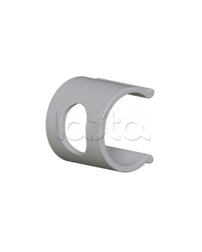 Клипса для крепления наклеек с калиброванными отверстиями D25 (50шт.), цвет серый Экопласт (49626-50GR) в Балашихе Держатели, клипсы, скобы Pintop.ru