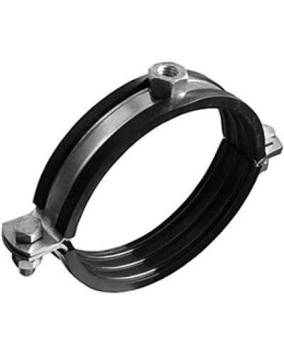 Хомут трубный 1 ̋̋ (32-35мм) М8 (1шт) Экопласт 59916-1 в Балашихе Аксессуары для кабель-канала Pintop.ru