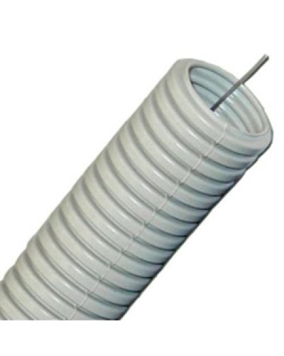Труба гофрированная ПП тяжелая диам 25 мм, с зондом Экопласт 61125 в Балашихе Труба гофрированная Pintop.ru