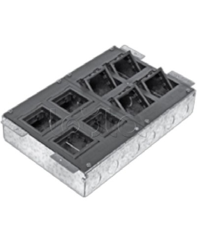 Люк в пол на 8 модулей с суппортом и коробкой Экопласт 70083 в Балашихе Системы лючков и колонн Pintop.ru