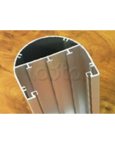 Колонна алюминевая под суппорт (односторонняя) 660мм Экопласт 70166 в Балашихе Системы лючков и колонн Pintop.ru