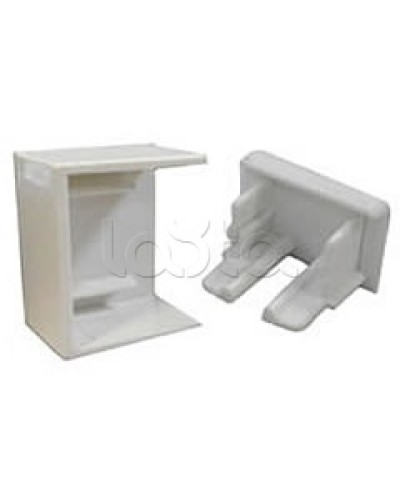 Заглушка для кабель-канала МЕХ, для сечения 40x16 Экопласт 72806 в Балашихе Аксессуары для кабель-канала Pintop.ru