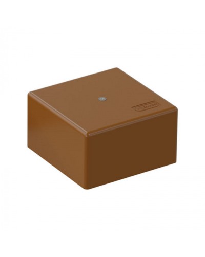 SD3 Коробка распределительная для о/п, для монтажного пистолета 75x75x40мм, 12 пар 10мм2, (корич.) Экопласт (72936B) в Балашихе Распределительные коробки Pintop.ru