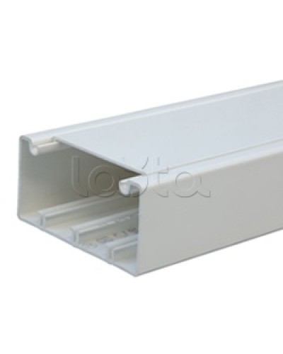 Короб с крышкой 100x55 (Крышка=80мм), 1шт=2м Экопласт 76002-2 Экопласт 76002-2 в Балашихе Кабель-канал Pintop.ru