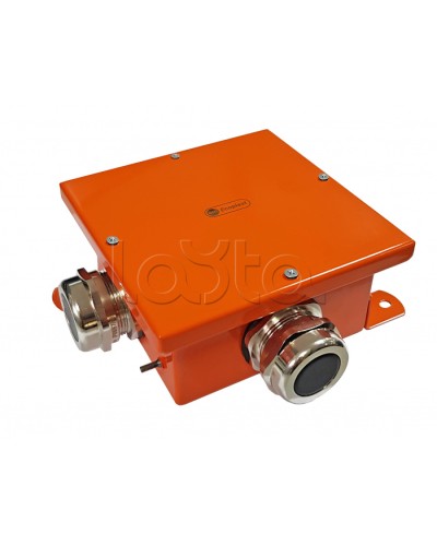 Экопласт SMB120 Коробка металл, огн. E-110, о/п,120х120х60, IP66, 5P, (0,15-2,5 мм2), оранж. в Балашихе Распределительные коробки Pintop.ru