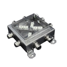 Коробка монтажная огнестойкая Гефест КМ-О (16к)-IP66 1515нерж, 8 вводов