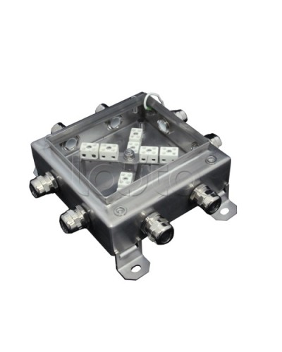 Коробка монтажная огнестойкая Гефест КМ-О (16к*10,0)-IP66 1515нерж, 8 вводов в Балашихе Распределительные коробки Pintop.ru