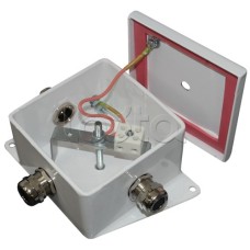 Коробка монтажная огнестойкая Гефест КМ-О (6к*10,0)-IP66-100х100, четыре ввода