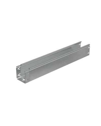 Лоток неперфорированный 100х100х1,5 L4000 мм Быстрый монтаж ПЛЮС HD КМ-профиль (LNplus100-100-1.5-4000 HD) в Балашихе Кабельные лотки Pintop.ru