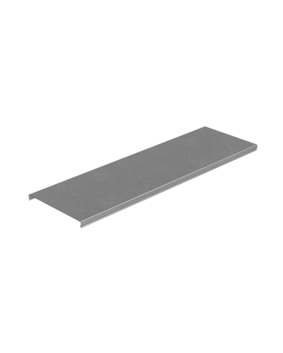 Крышка лотка 200х1,0 L2500 мм ПЛЮС КМ-Профиль (KLplus200-1.0-2500) в Балашихе Аксессуары для лотков Pintop.ru