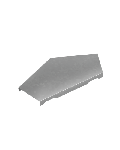 Крышка горизонтального угла 45 гр. 50 мм ПЛЮС HD КМ-Профиль (KGLplus45-50 HD) в Балашихе Аксессуары для лотков Pintop.ru