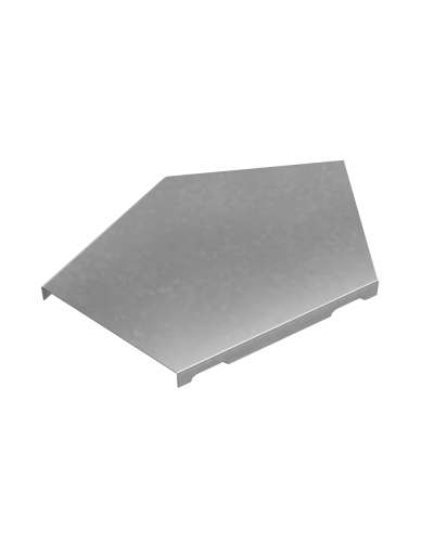 Крышка горизонтального угла 45 гр. 100 мм ПЛЮС HD85 КМ-профиль (KGLplus45-100 HD85) в Балашихе Аксессуары для лотков Pintop.ru