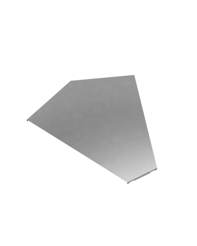 Крышка горизонтального угла 45 гр. 500 мм ПЛЮС КМ-Профиль (KGLplus45-500) в Балашихе Аксессуары для лотков Pintop.ru