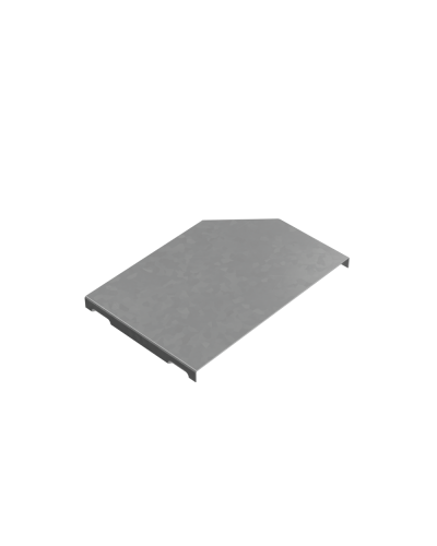 Крышка переходника левого 150-200 мм ПЛЮС КМ-Профиль (KPDplus150-200-L) в Балашихе Аксессуары для лотков Pintop.ru